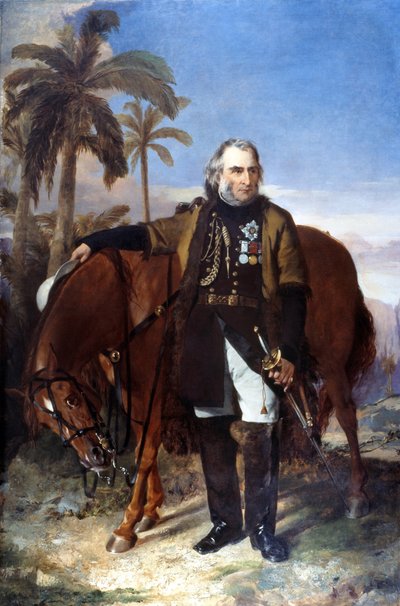 Generalleutnant Sir Charles Napier und sein arabischer Hengst Red Rover von Edwin Williams